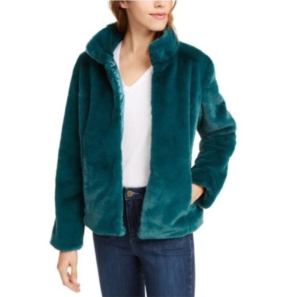 Maison Jules Faux-Fur Jacket